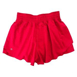 Lululemon Hotty Hot Shorts Red High-Rise Running XS